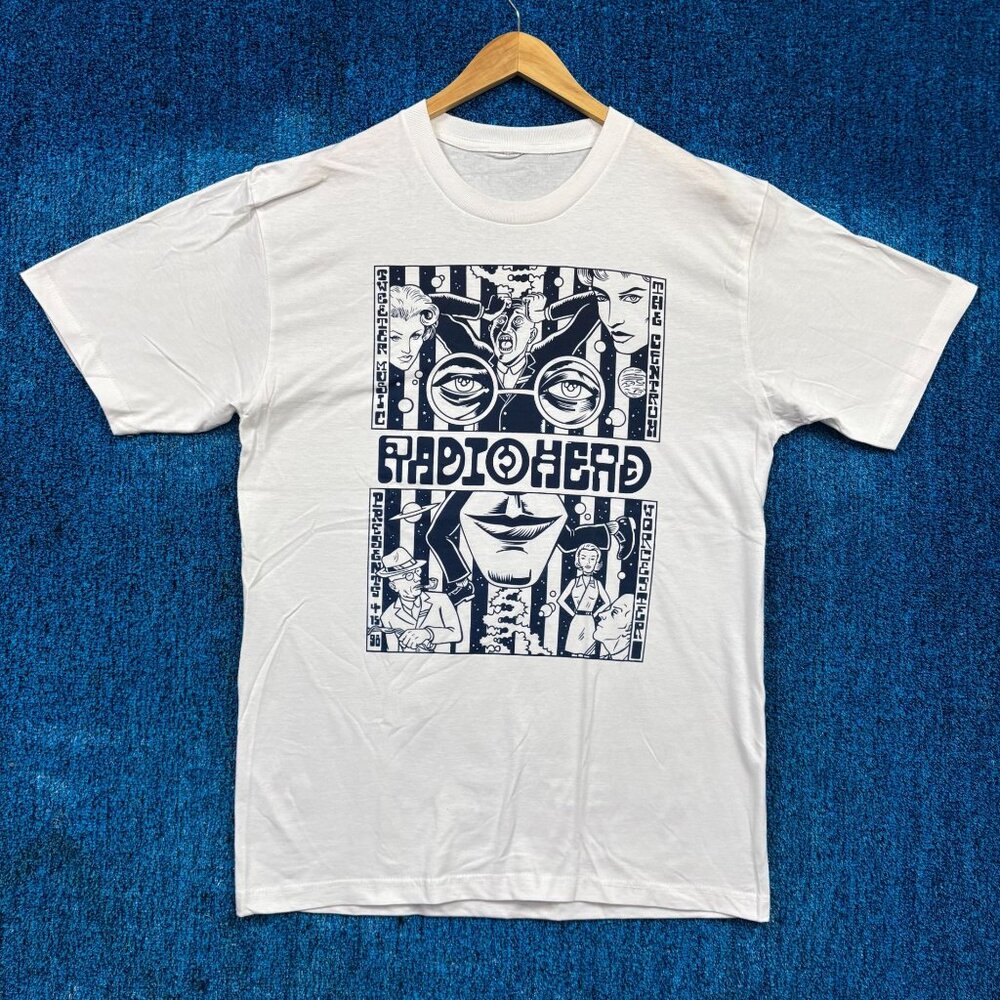 Radiohead Alternative Rock Graphic T-Shirt Size Large